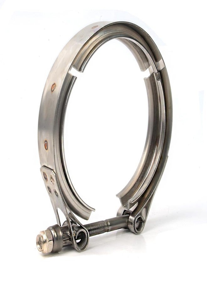 Elifecenter 3.5 Inch Exhaust V band Clamp 3-1/2" Stainless Steel V-Clamp for 3.5" OD Flange Kits - Image 1
